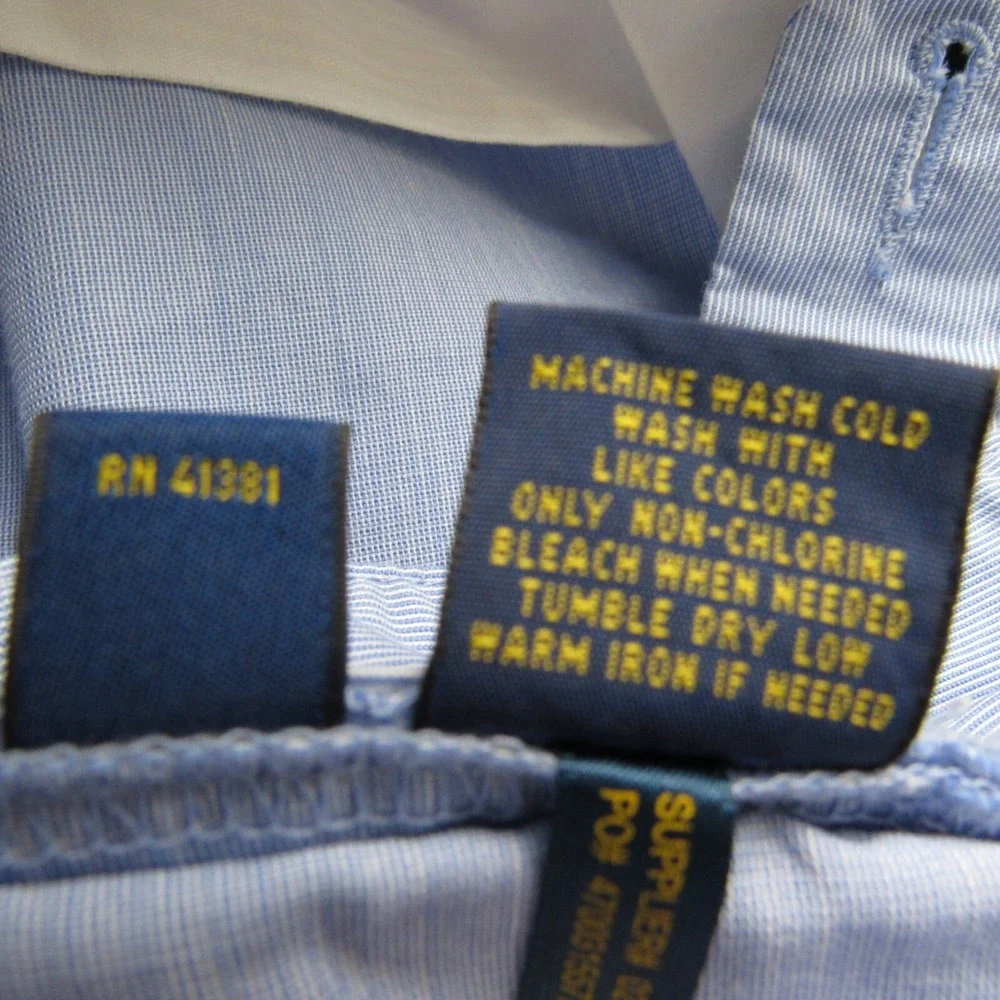Polo Ralph Lauren Shorts Mens 40x8.5 Blue Stretch Straight Fit Hickory‎ Stripe